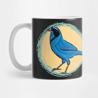 Artwork showing a Turquoise Jay II Mug